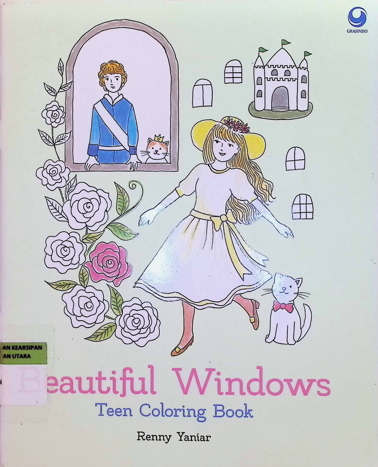 Cover Beautiful Windows :  Teen Coloring Book / Renny Yaniar (Penulis)
