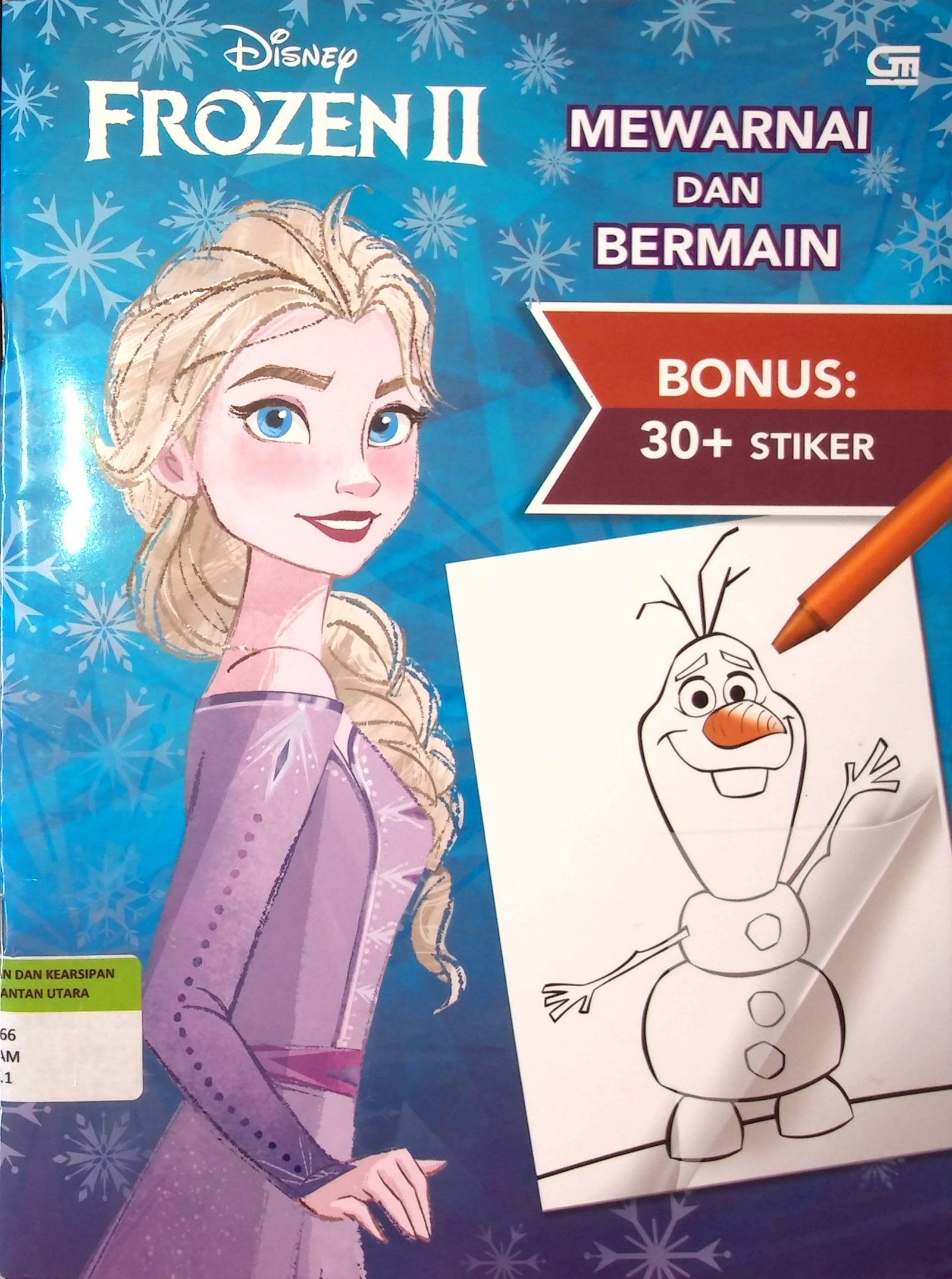 Cover Frozen II Mewarnai dan Bermain