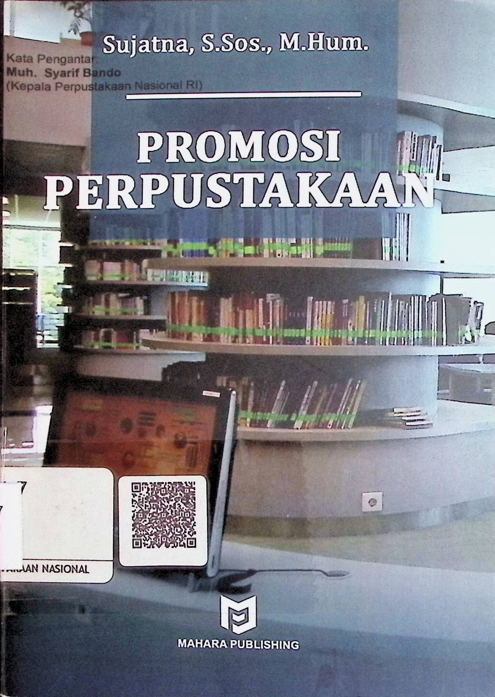 Cover Promosi Perpustakaan / Sujatna (Penulis); Yoyoh Hereyah (Penyuntinga)