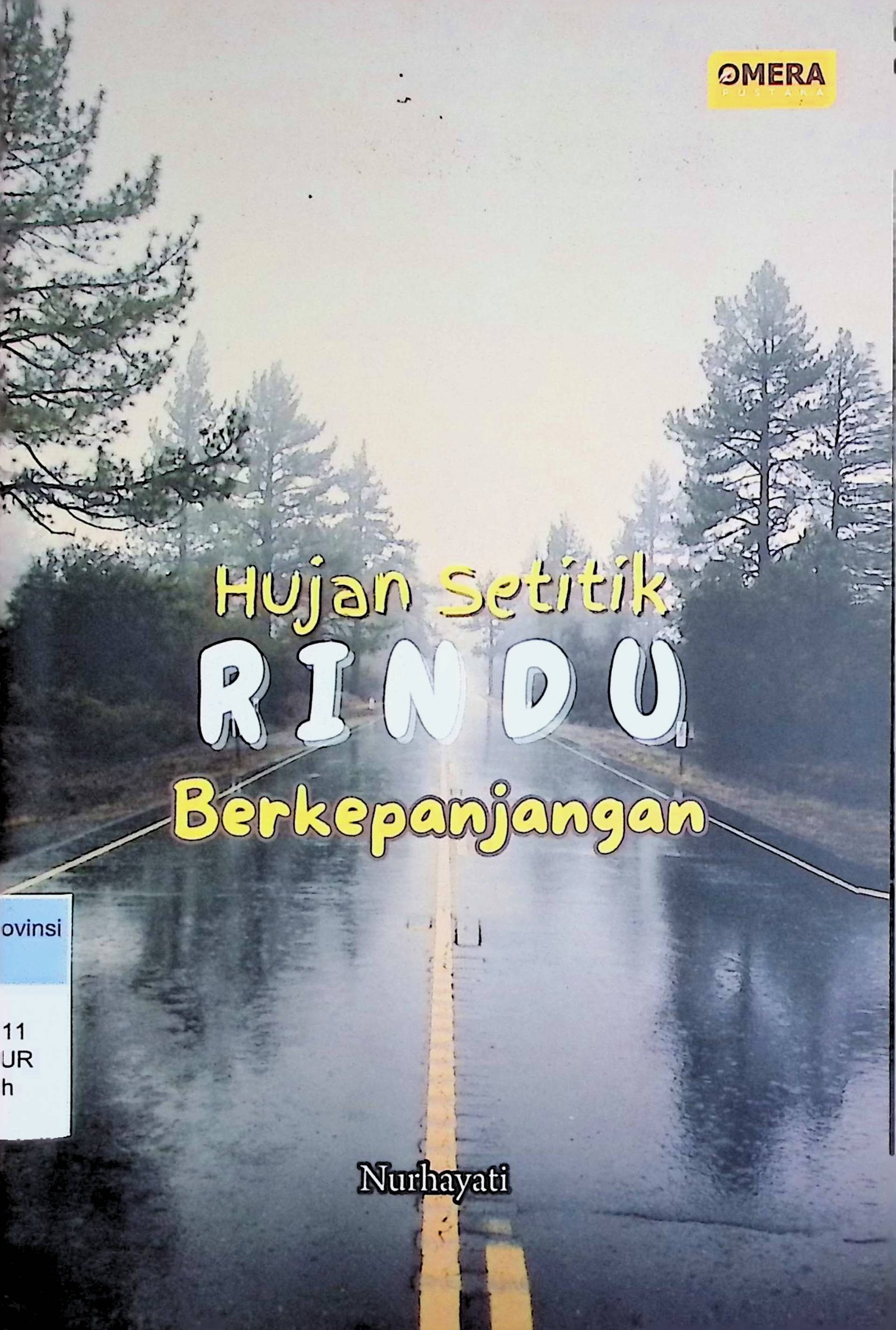 Cover Hujan Setitik Rindu Berkepanjangan / Nurhayati (Penulis); Aida Feriska (Penyunting)