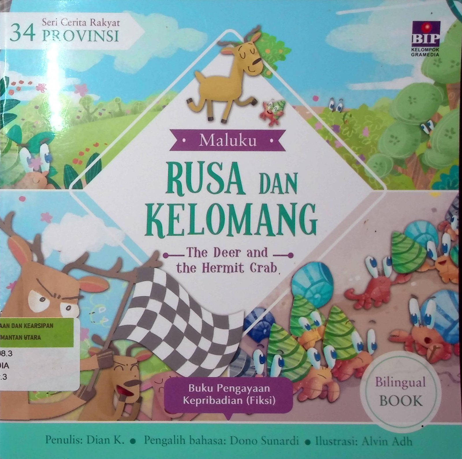 Cover Rusa dan Kelomang :  The Deer and The Hermit Crab