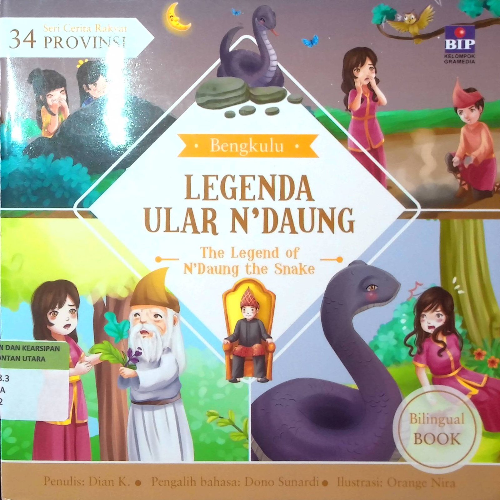 Cover Legenda Ular N'Daung :  The Legend of N'Daung The Snake