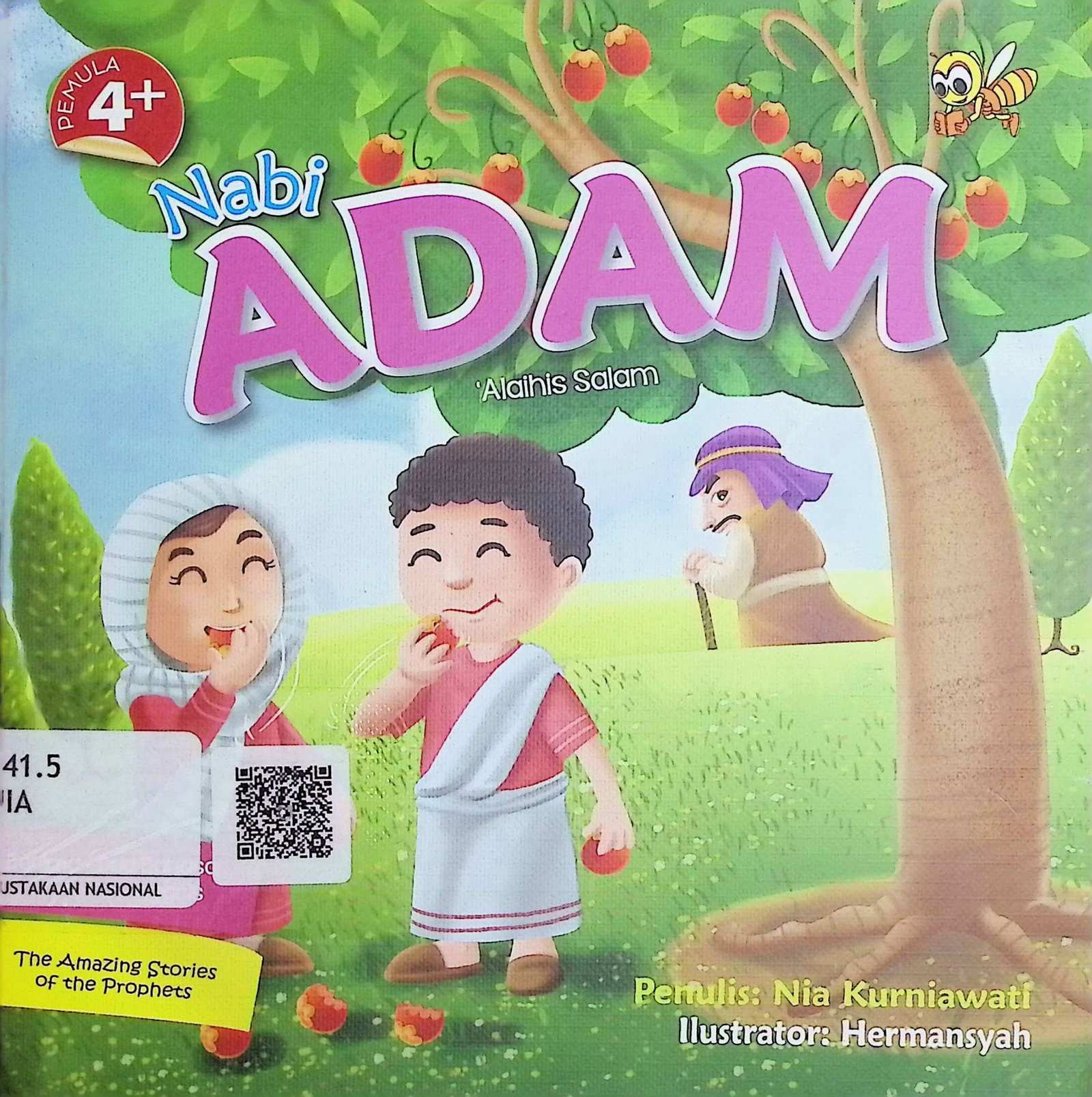 Cover Nabi Adam. as / Nia Kurniawati (Penulis)