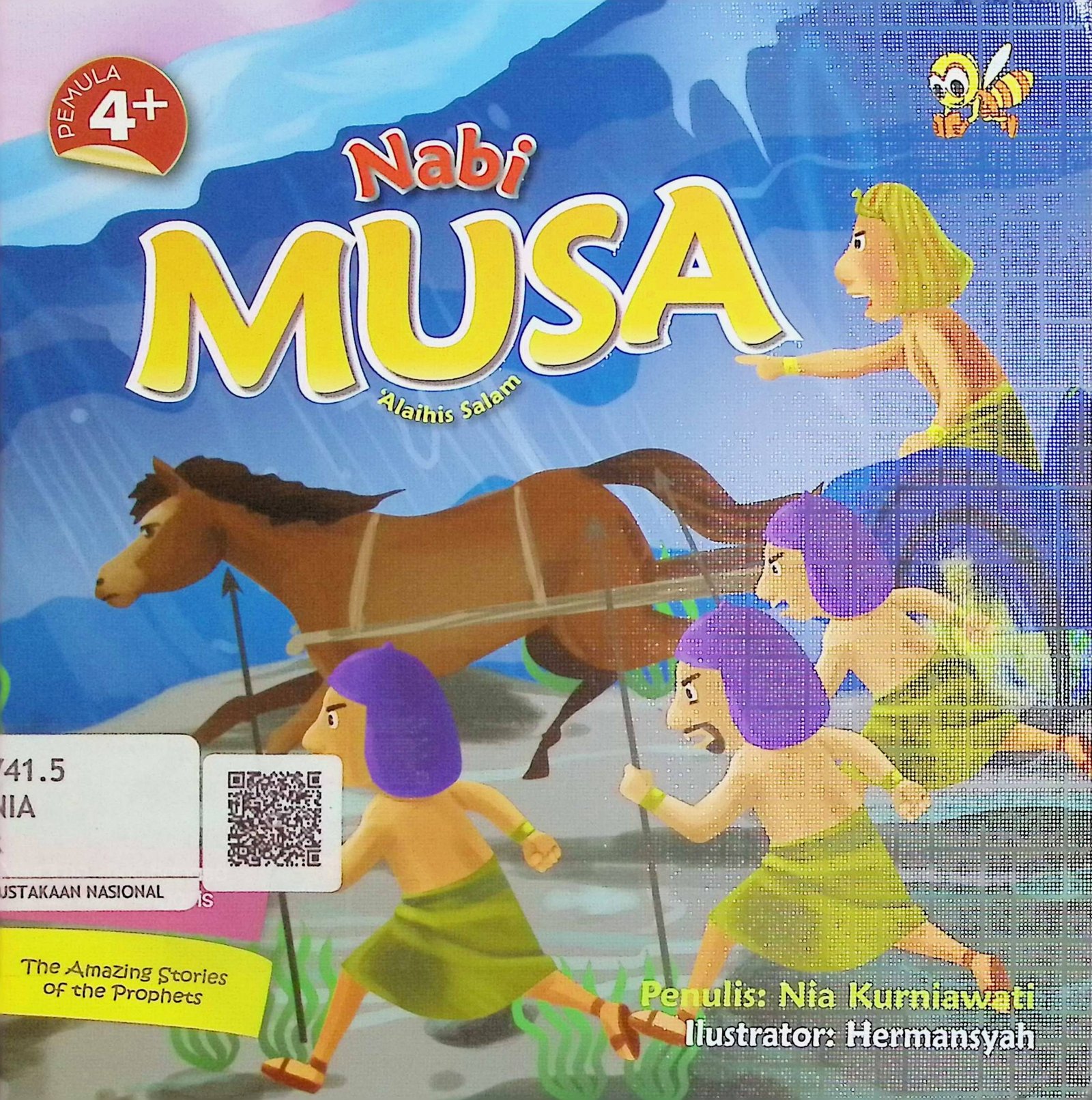 Cover Nabi Musa'Alaihis Salam / Nia Kurniawati (Penulis); Hermansyah (Ilustrator)