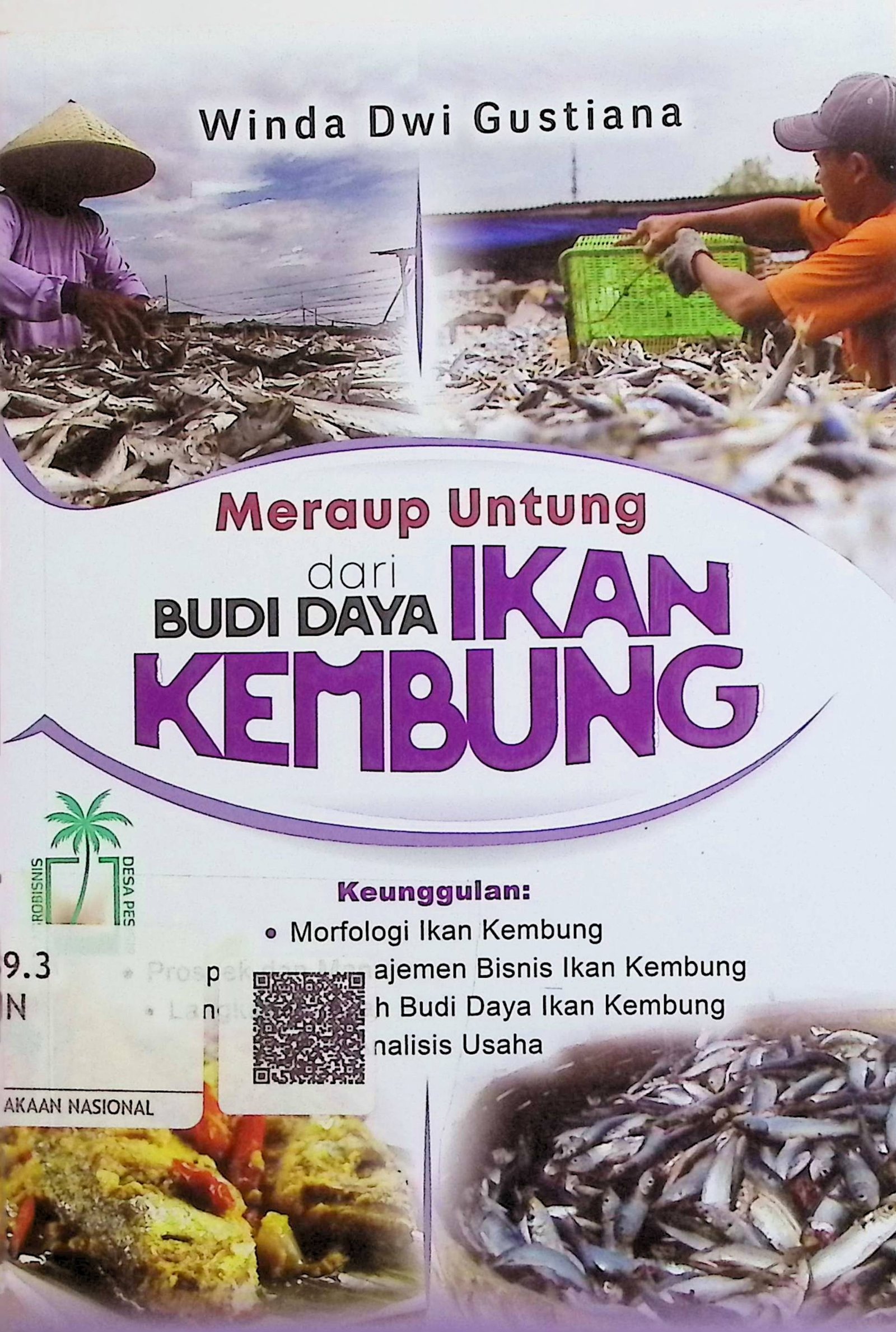 Cover Meraup Untung dari Budi Daya Ikan Kembung / Winda Dwi Gustiana (Penulis); Audiyaning (Editor)