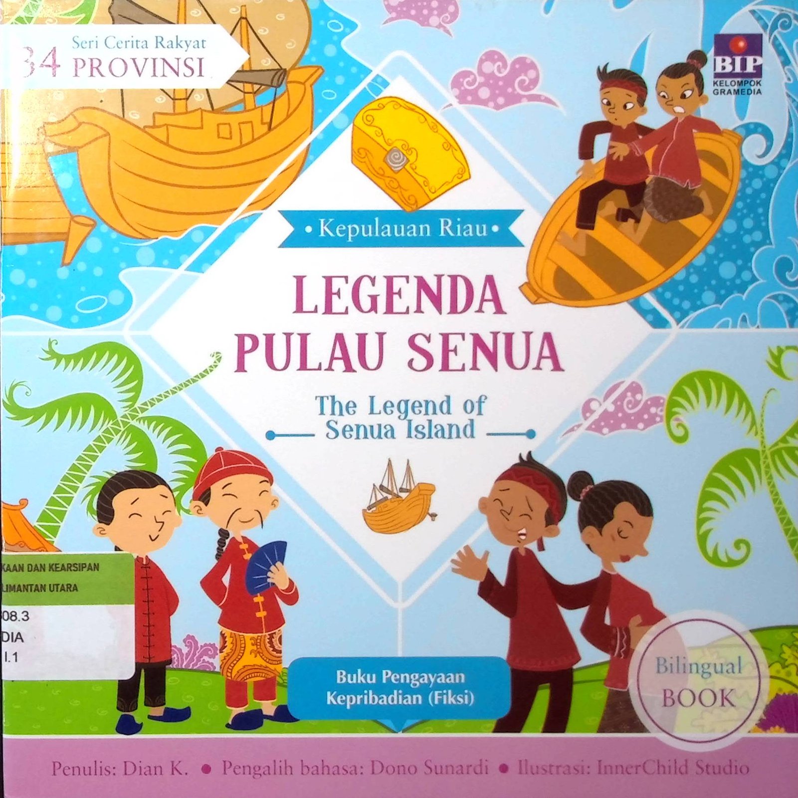 Cover Legenda Pulau Senua :  The Legend of Senua Island
