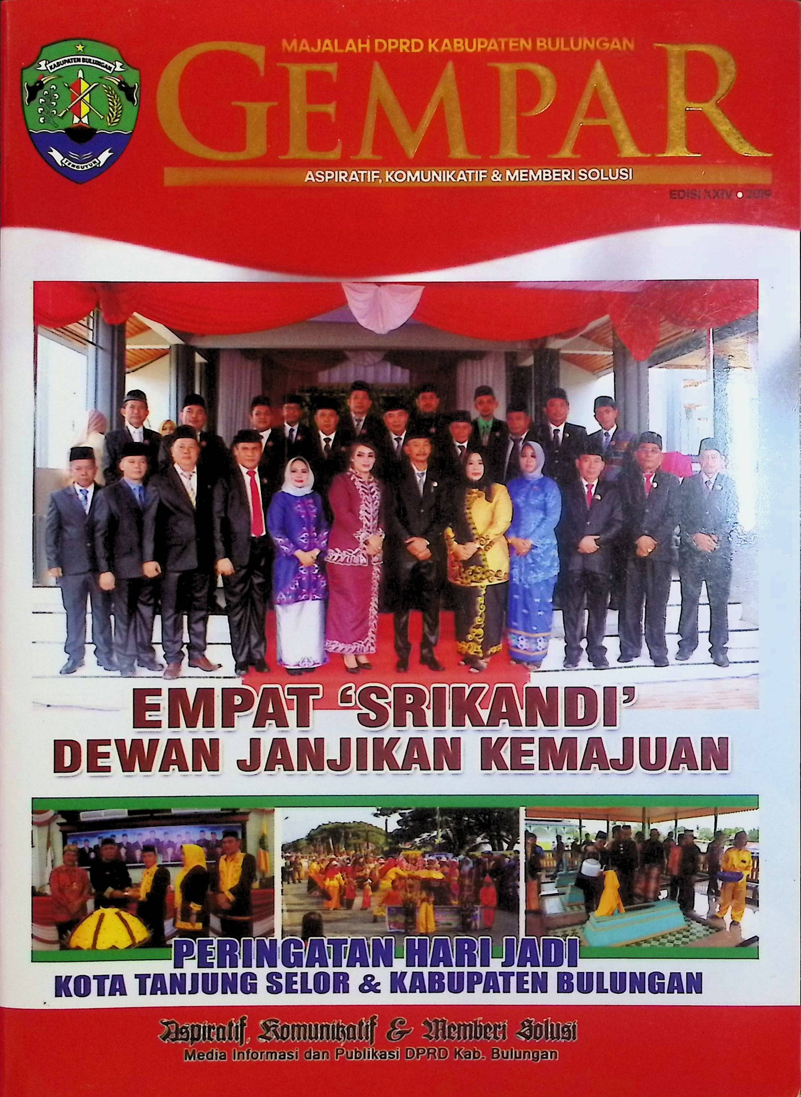 Cover Gempar: Empat 'Srikandi' Dewan Janjikan Kemajuan / Datu Jamlus (Penanggung Jawab)