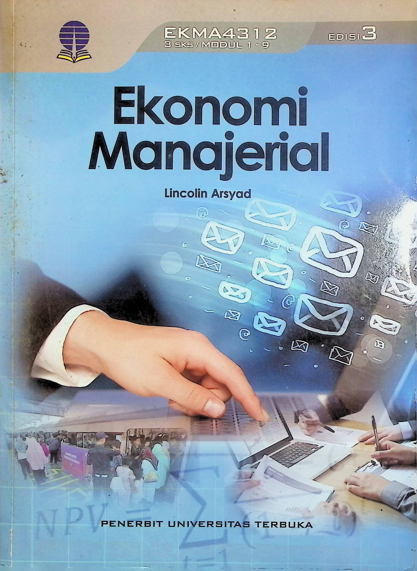 Cover Ekonomi Manajerial / Lincolin Arsyad (Penulis); Haryati, Mohamad Nasoha (Penyunting)