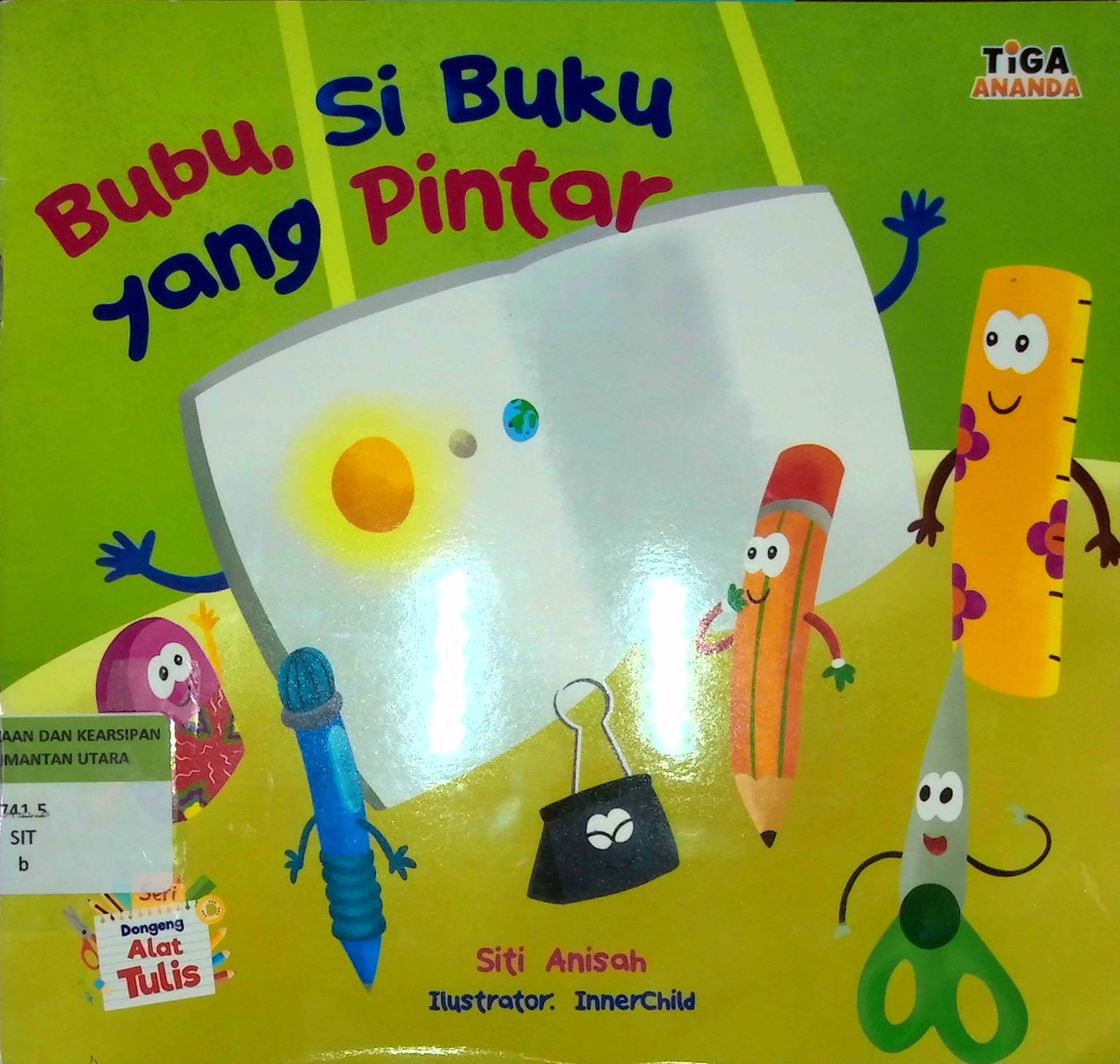 Cover Bubu, Si Buku yang Pintar