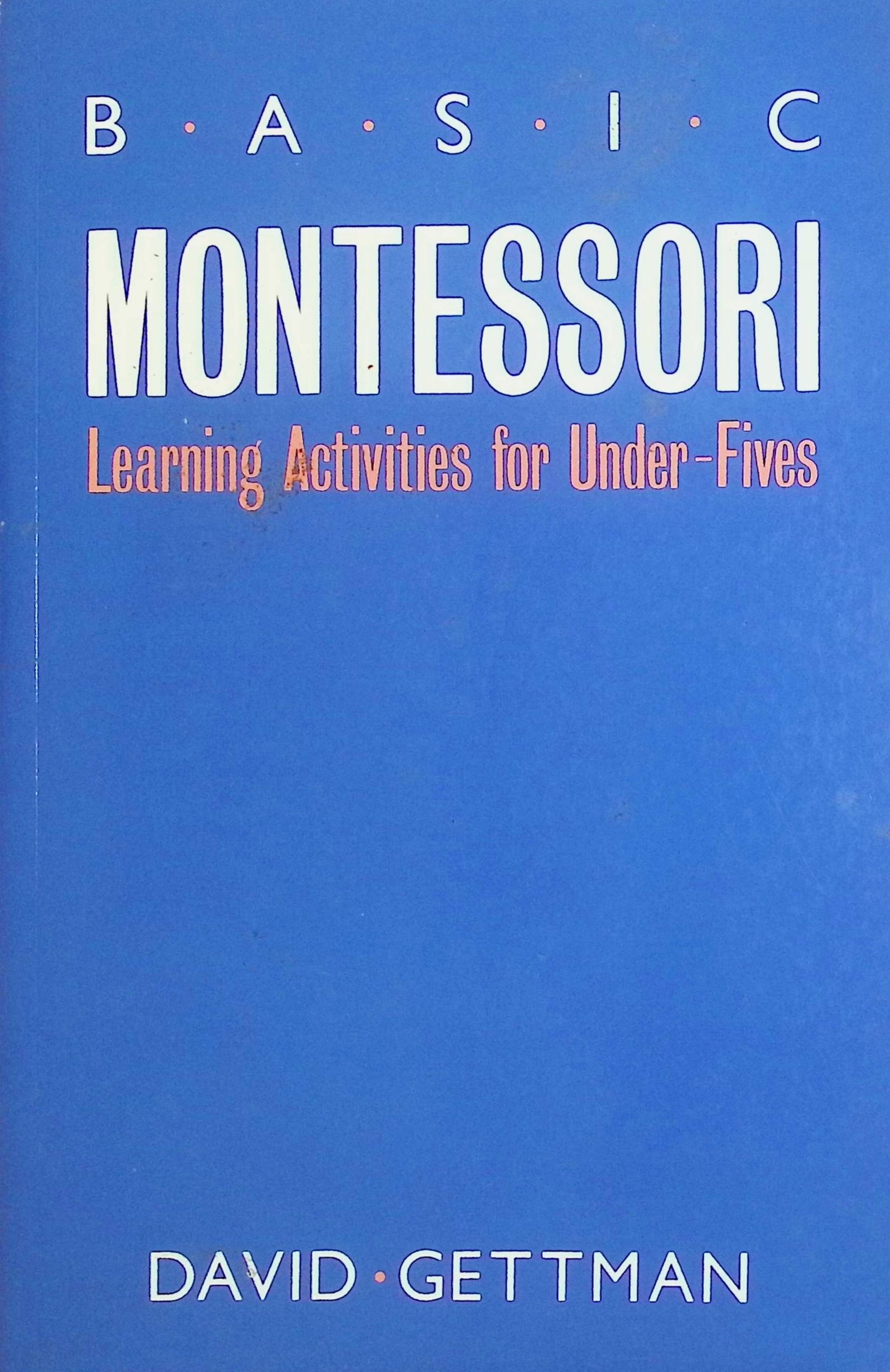 Cover Basic Montessori :  Lerning Activities for Under-Fives / David Gettman (Penulis)