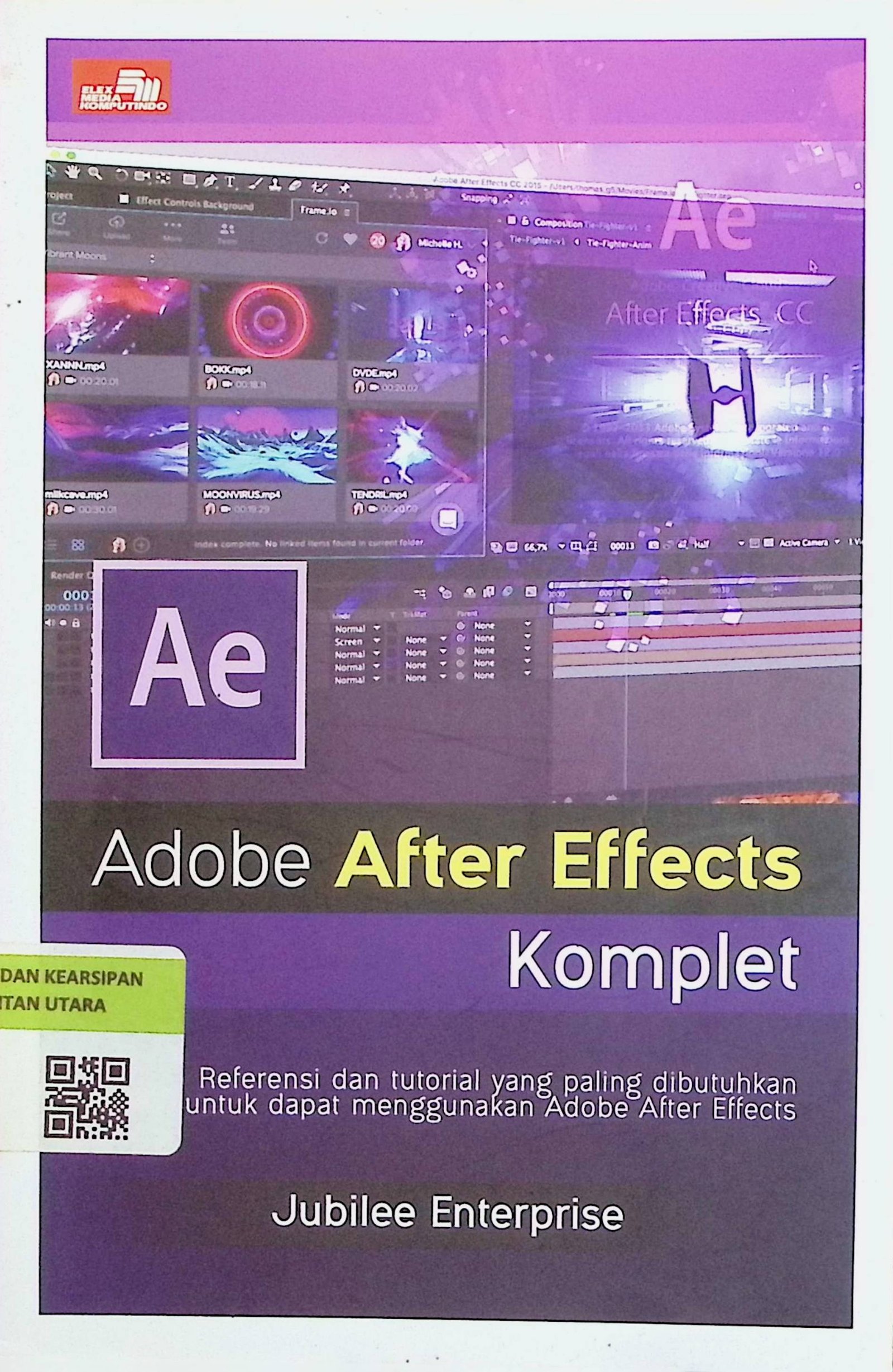 Cover Adobe After Effects Komplet / Jubilee Enterprise (Penulis)