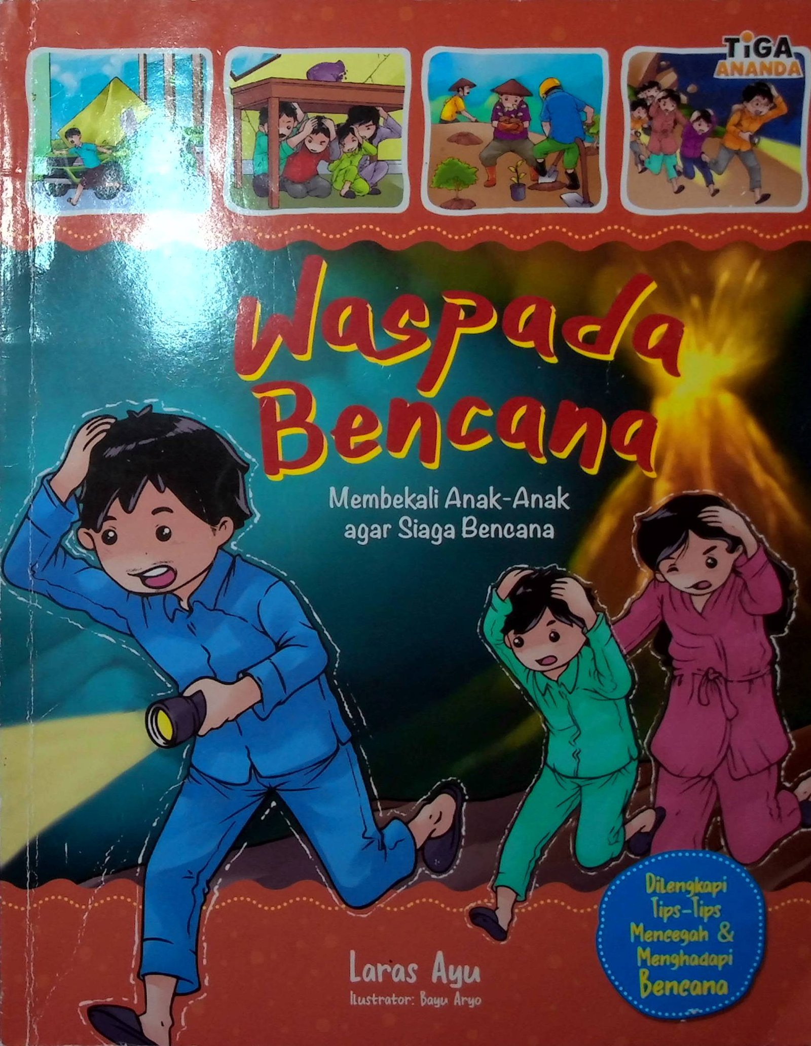 Cover Waspada Bencana :  Membekali Anak - Anak Agar Siaga Bencana