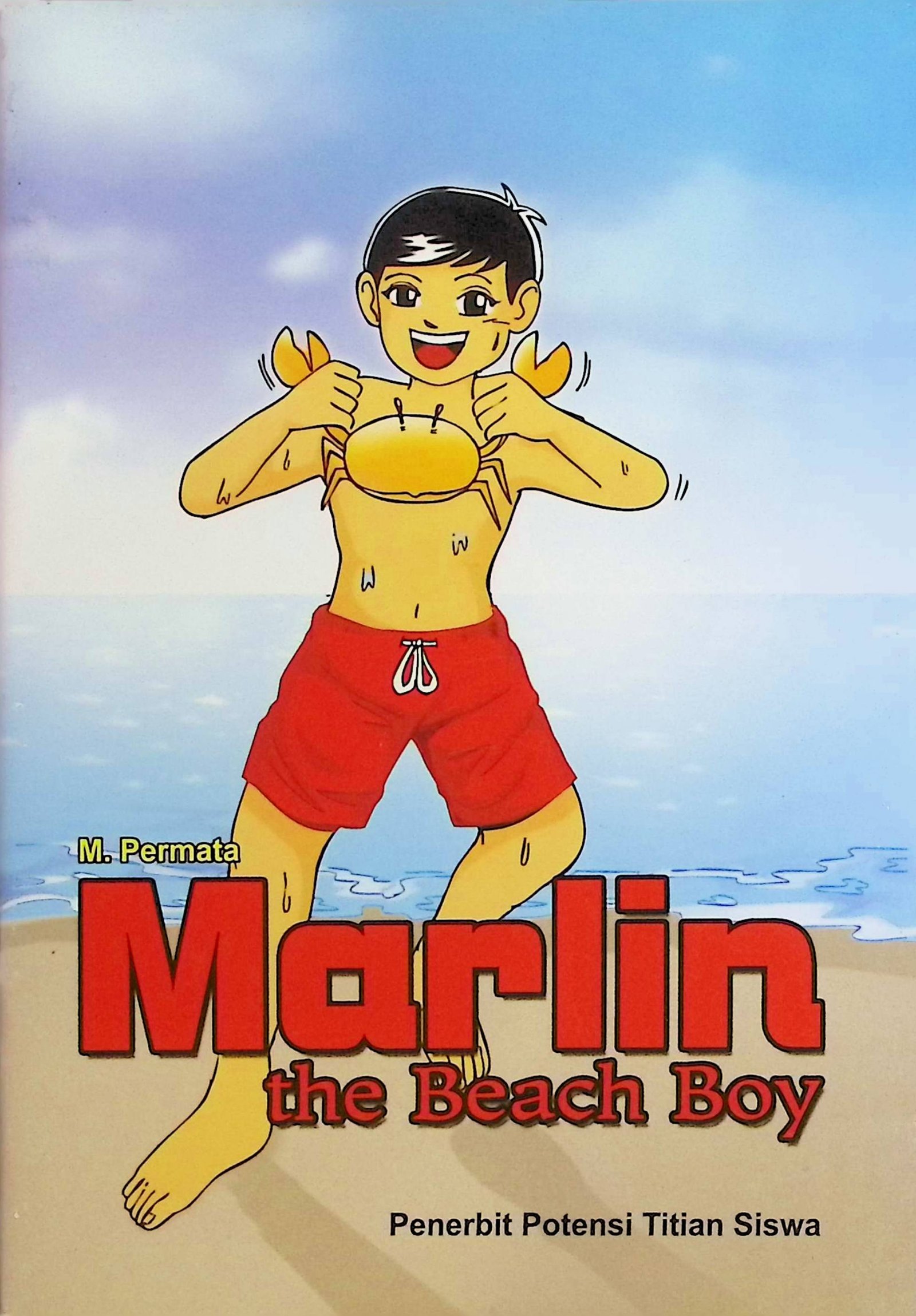 Cover Marlin, The Beach Boy / Permata M. (Penulis); Suranti (Editor)