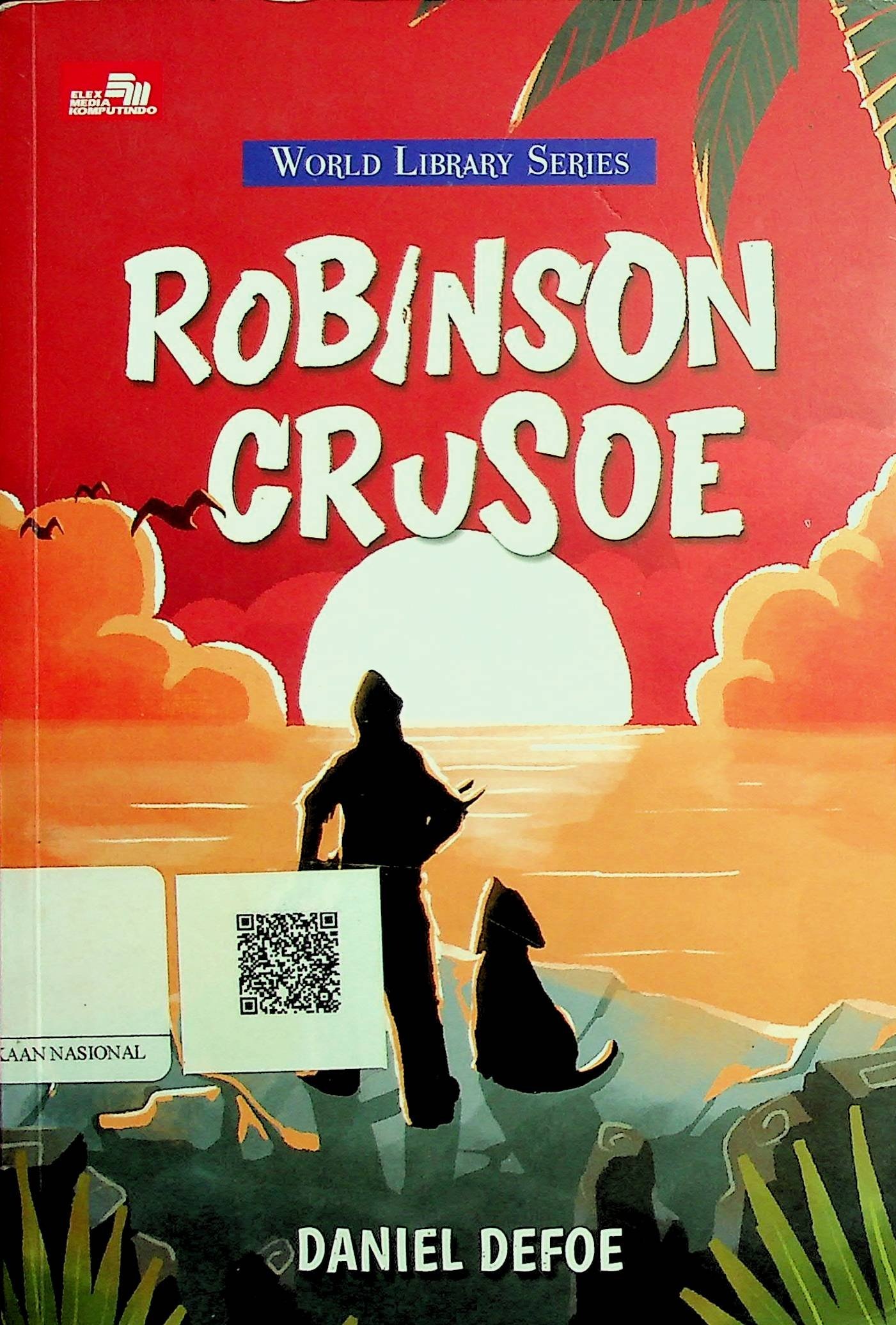 Cover Robinson Crusoe / Daniel Defoe (Penulis); Peusy Sharmaya (Alih Bahasa)