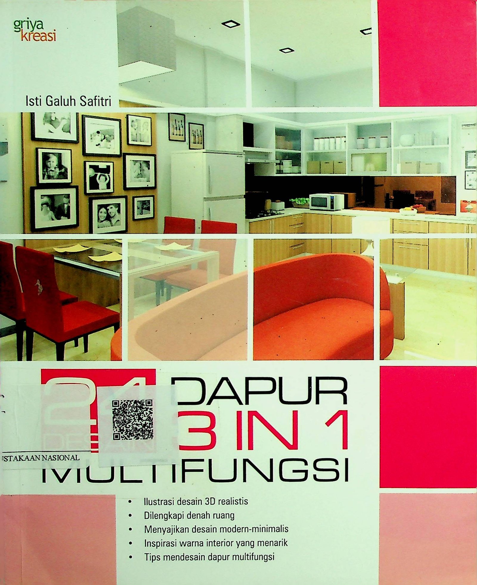 Cover 24 Desain Dapur 3 in 1 Multifungsi / Isti Galuh Safitri (Penyusun); Dewanti Nurcahyani (Editor)