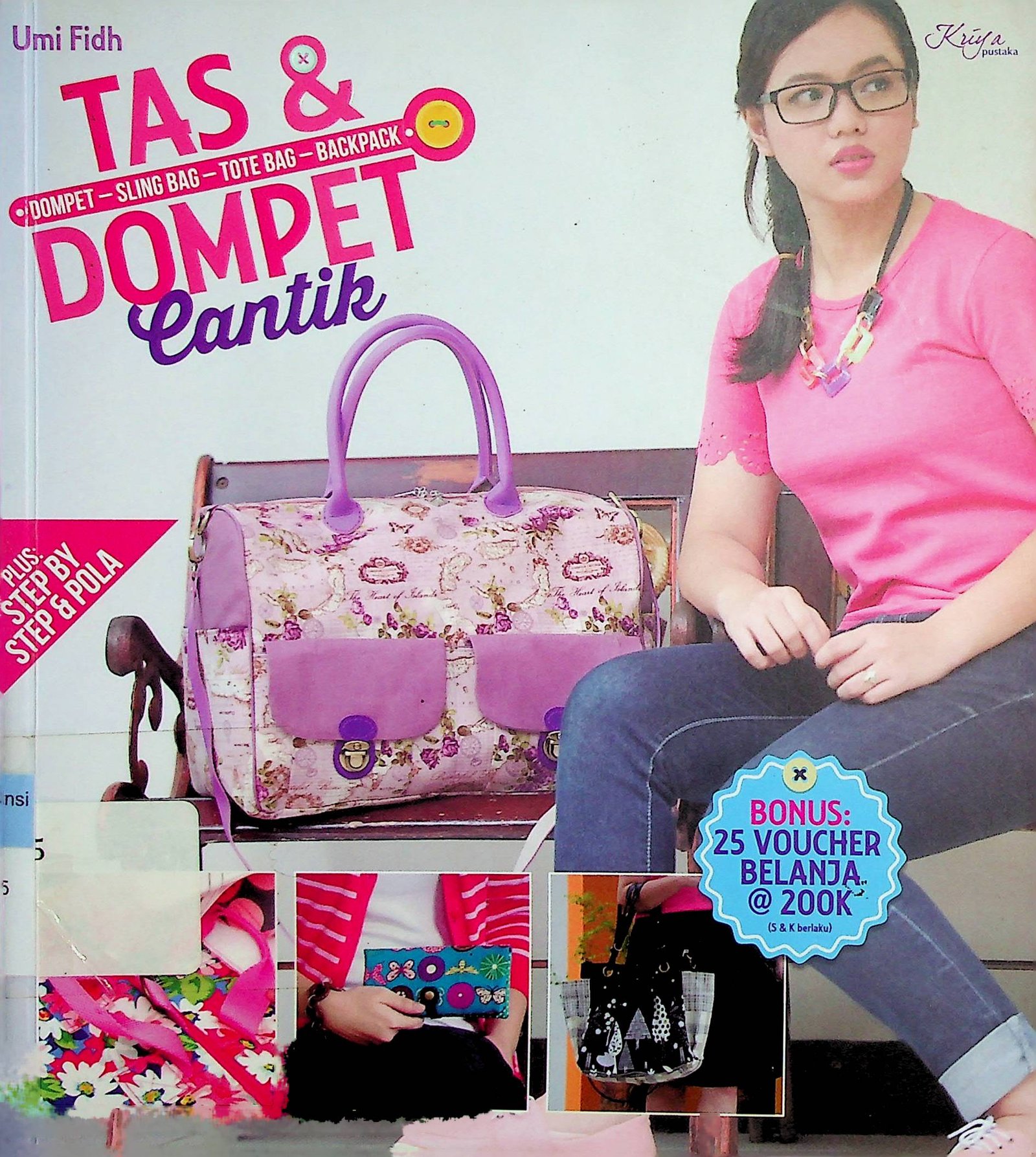 Cover Tas dan Dompet Cantik / Umi Fidh (Penulis); Septi R. (Penyunting)