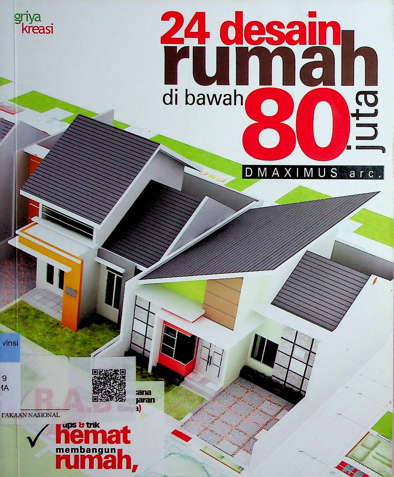 Cover 24 Desain Rumah di Bawah 80 Juta / Dany Maximus (Penyusun);