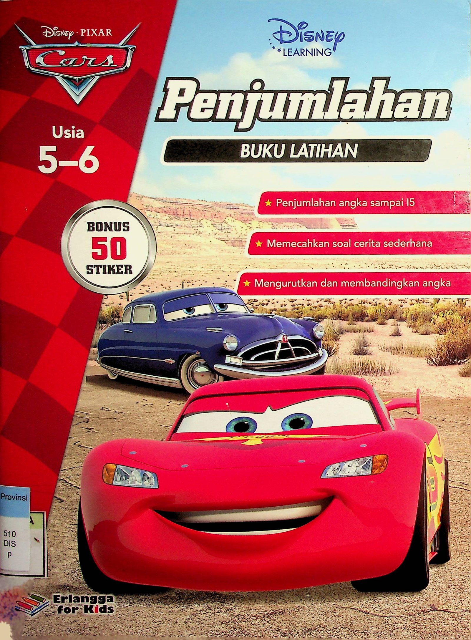 Cover Penjumlahan :  Buku Latihan / Disney Learning Car (Penyusun); Tessa Febiani(Penerjemah)