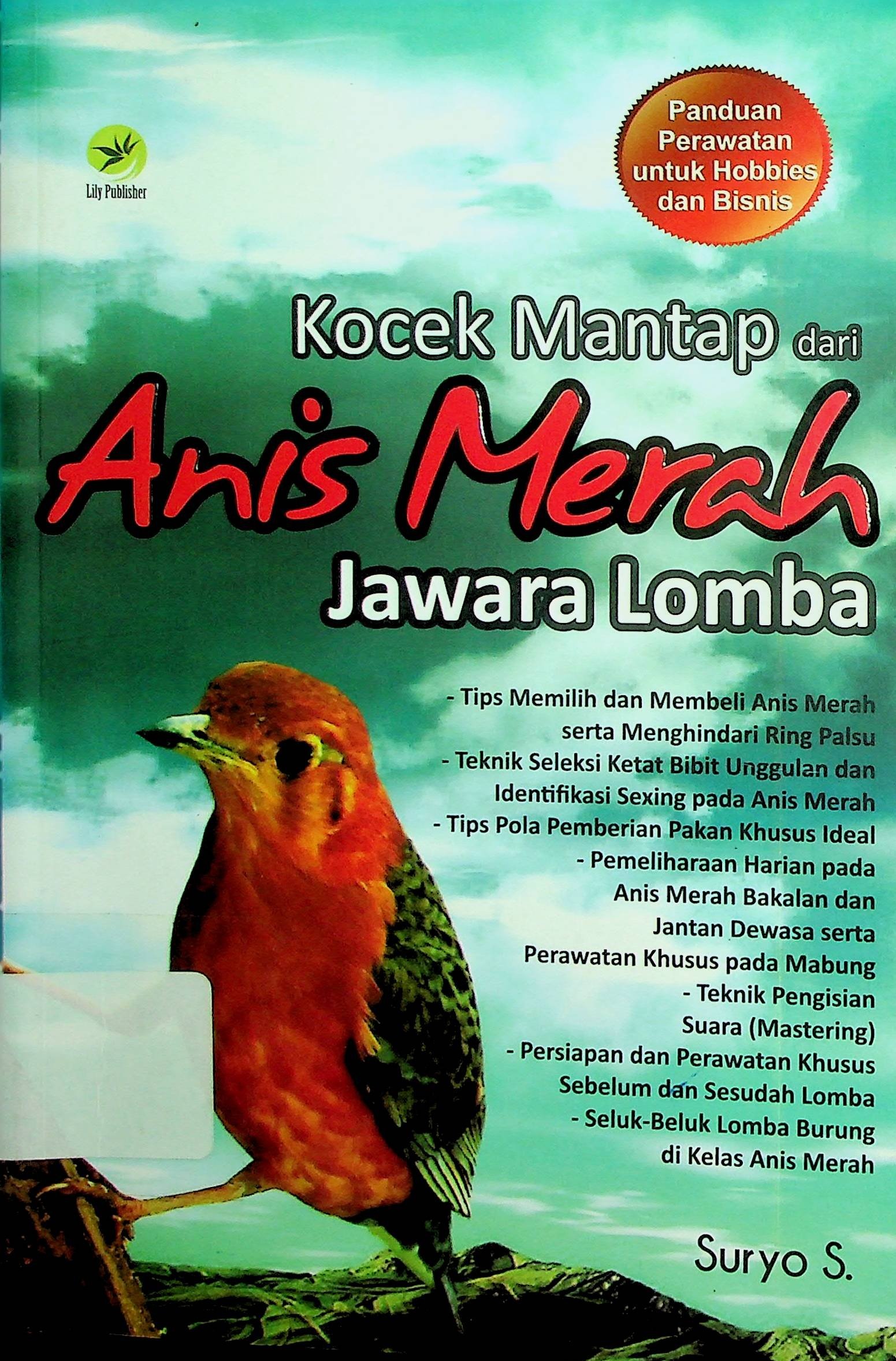 Cover Kocek Mantap dari Anis Merah Jawara Lomba / Suryo S. (Penulis); Th. Arie Prabawati (Editor)
