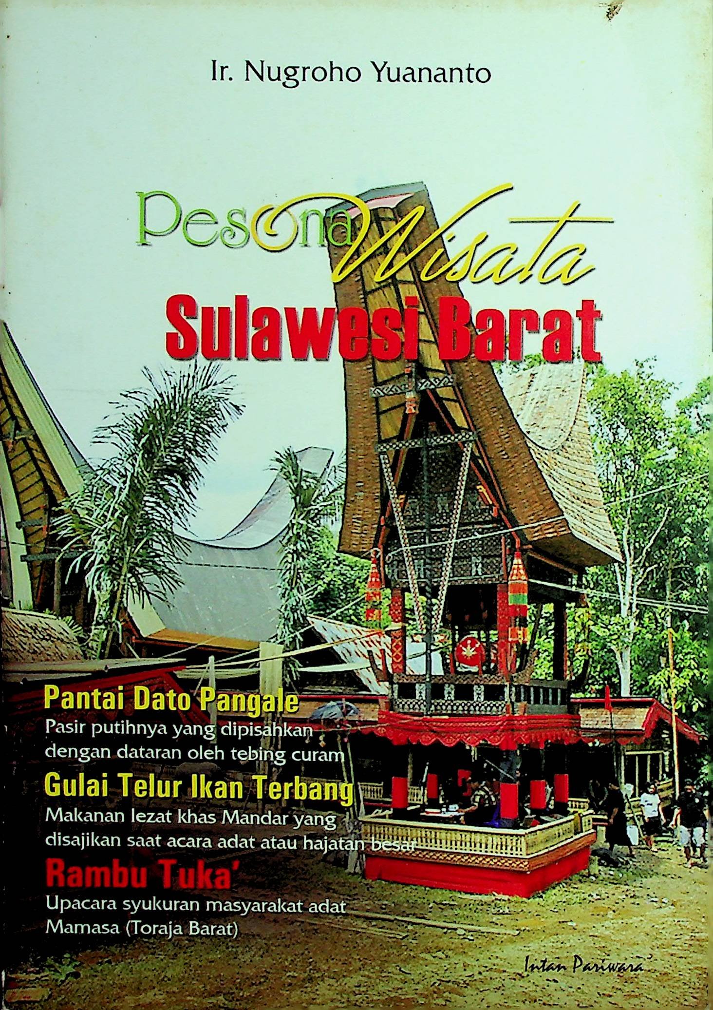 Cover Pesona Wisata Sulawesi Barat / Nugroho Yuananto (Pesona)