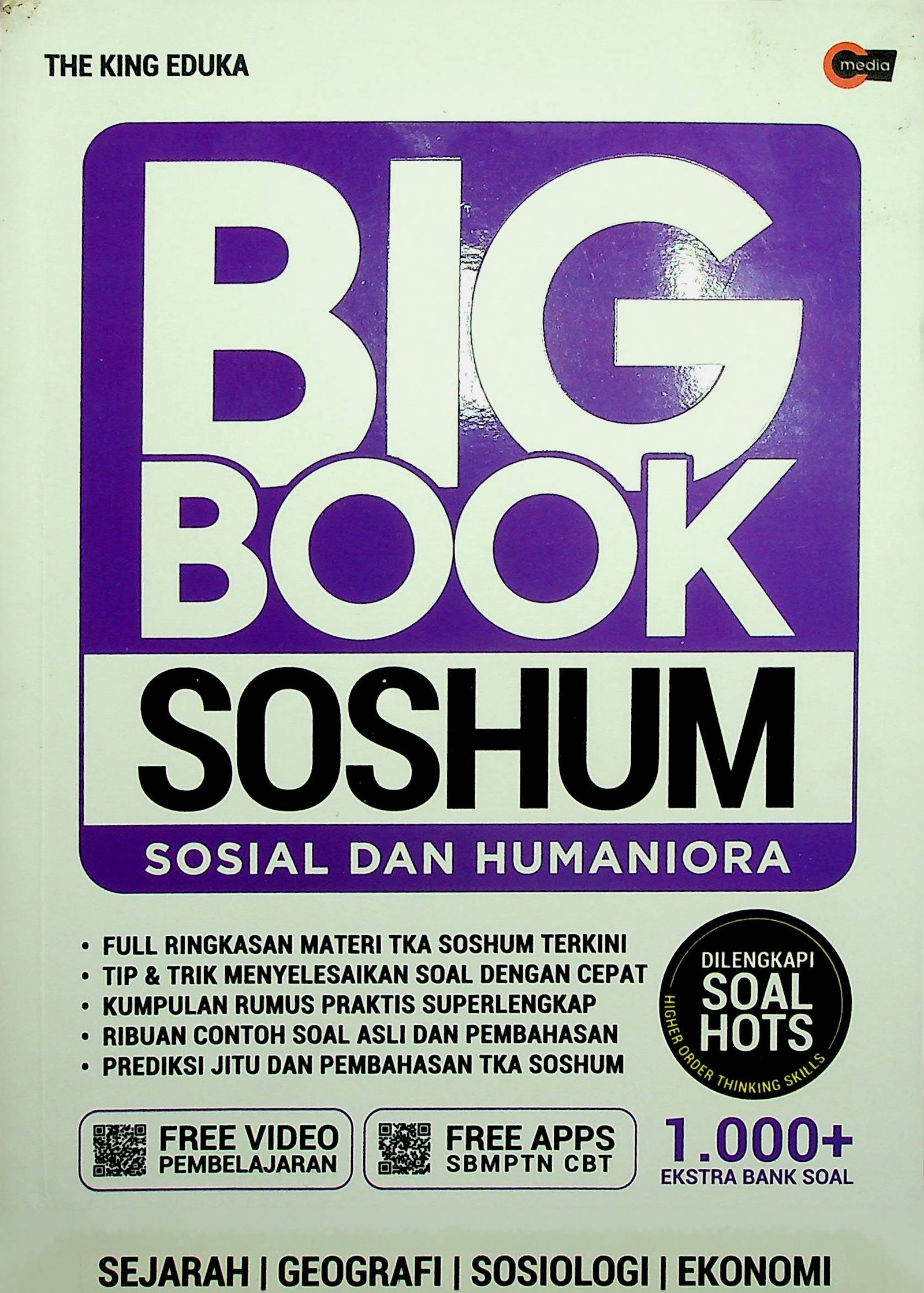 Cover Big Book Soshum (Sosial dan Humaniora) / The King Eduka (Penulis); Ariesa E.D. (Penyunting)