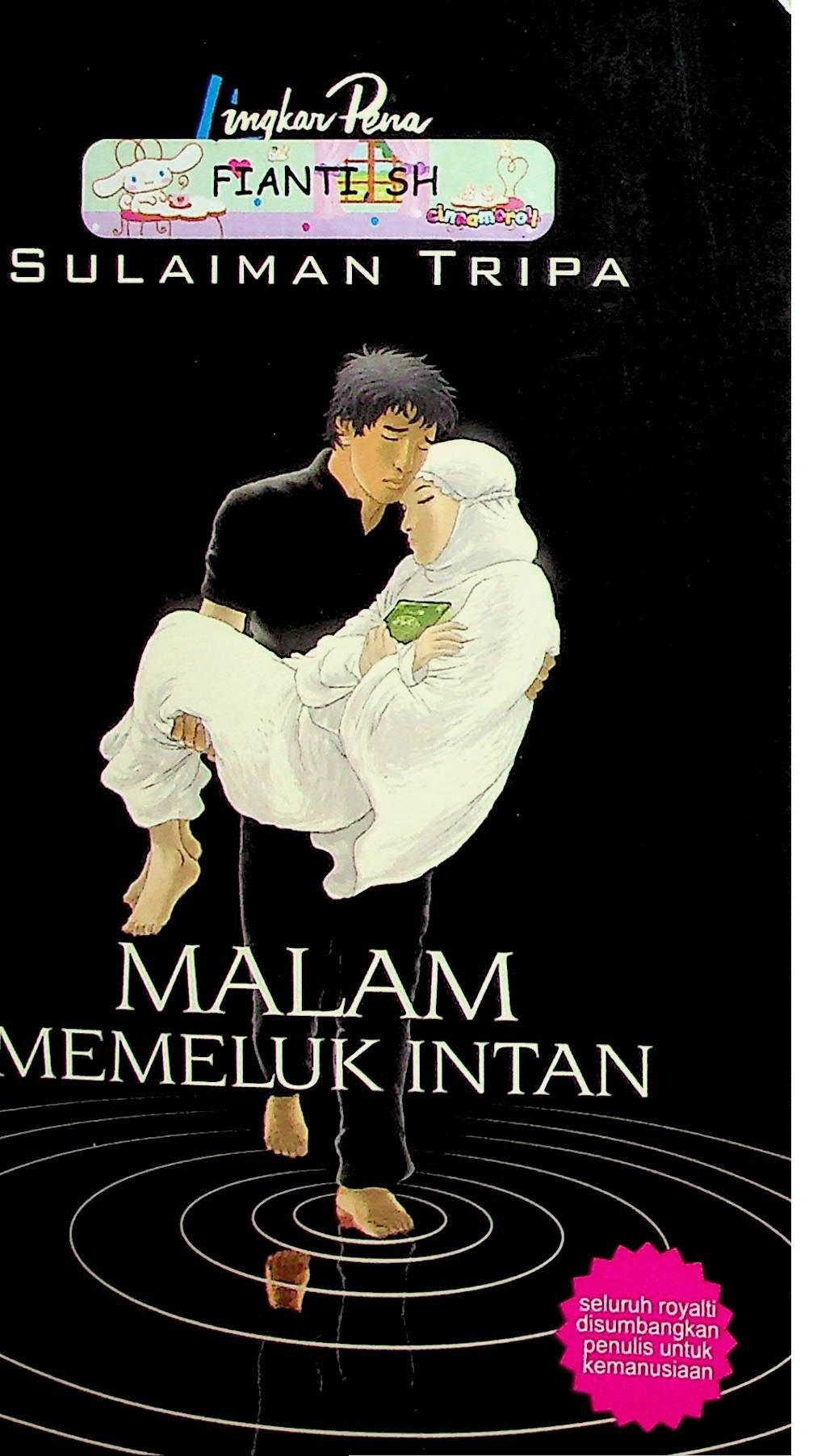 Cover Malam Memeluk Intan / Sulaiman Tripa (Penulis); Birulaut (Editor)