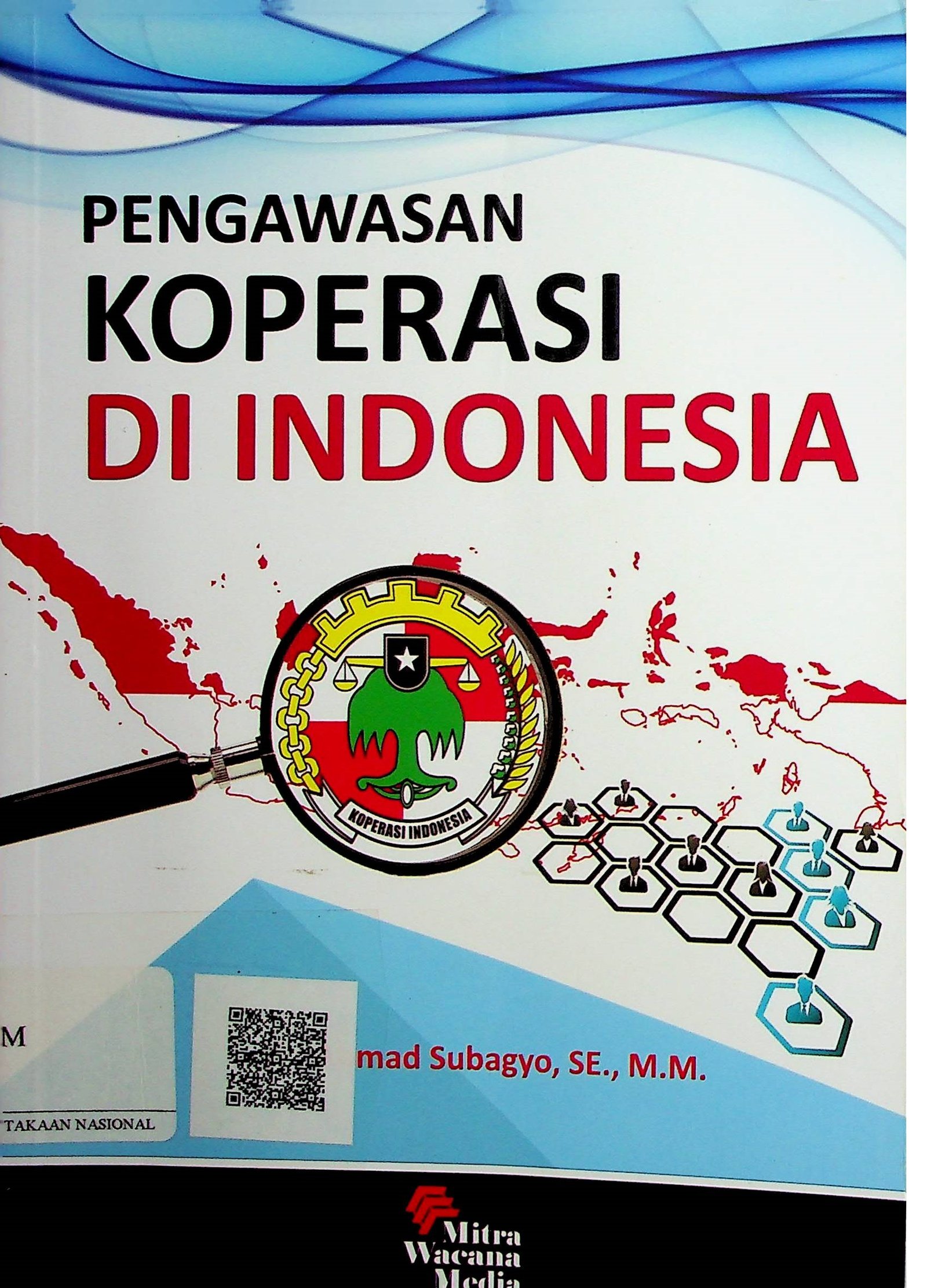 Cover Pengawasan Koperasi di Indonesia / Ahmad Subagyo (Penulis)
