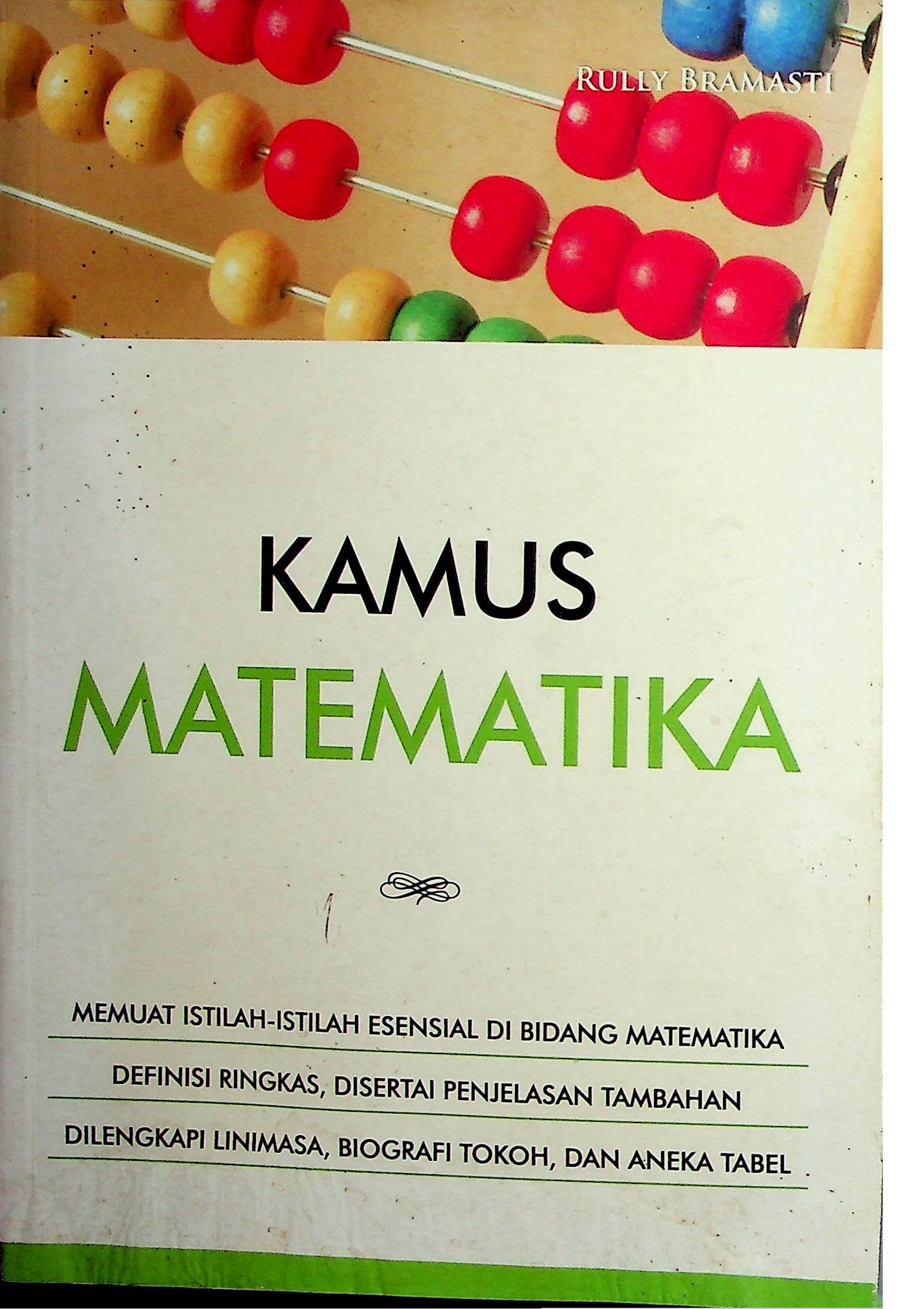 Cover Kamus Matematika / Rully Bramasti (Penulis); Eko Sujatmiko (Editor)