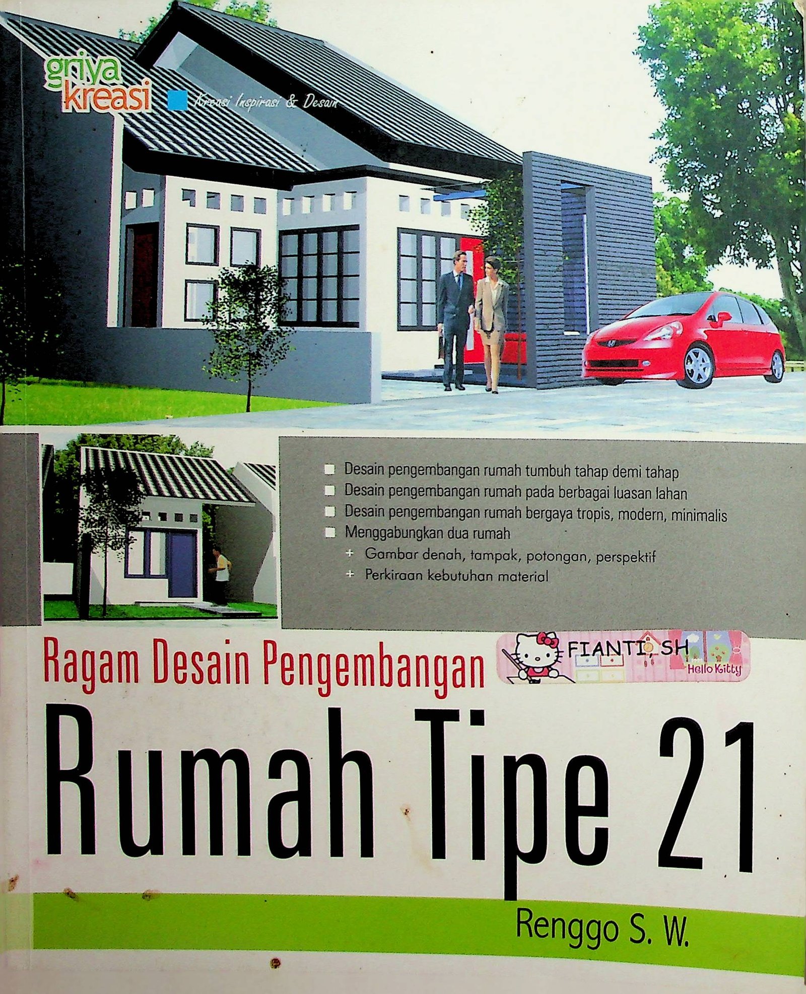 Cover Ragam desain pengembangan rumah tipe 21 / Renggo S.W. (Penyusun); Nia Noorrahmah (Editor)