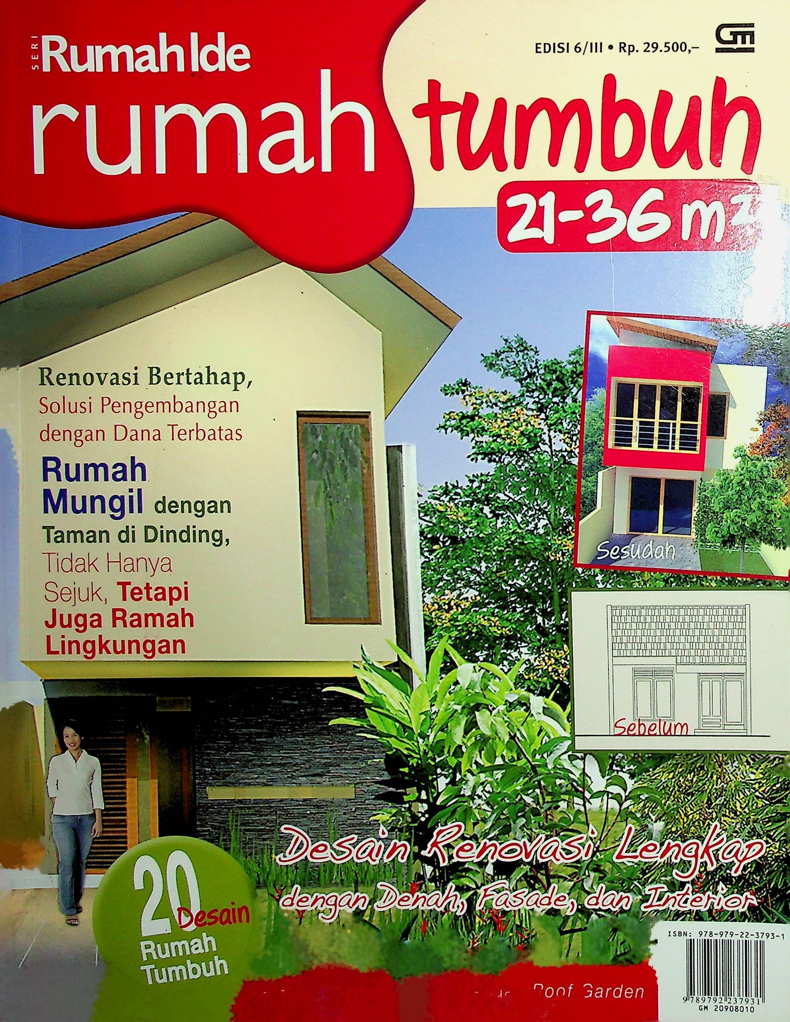 Cover Rumah Tumbuh 21-36 m2 / Imelda Akmal (Naskah); F. Fialita (Penyunting)