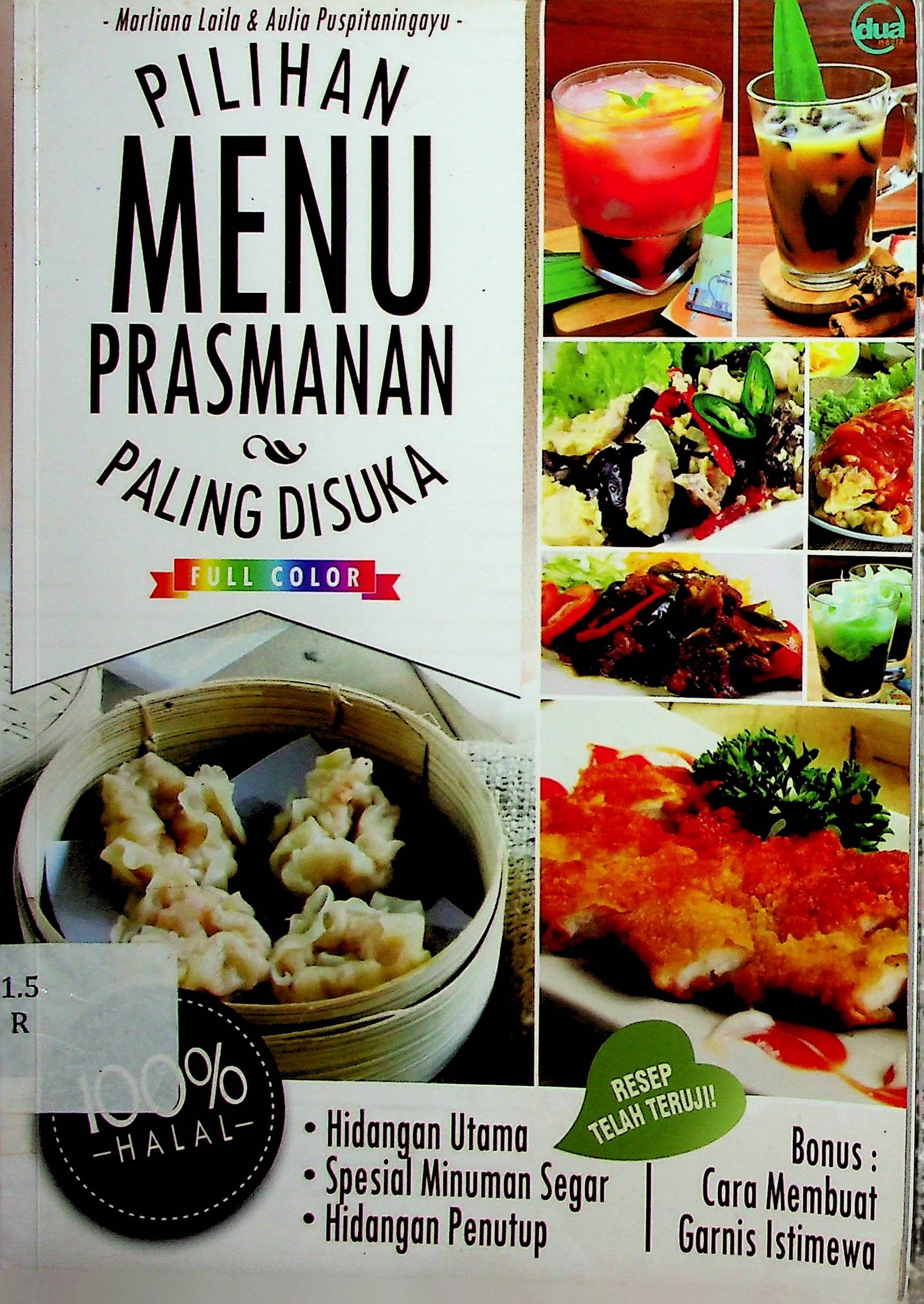 Cover Pilihan Menu Prasmanan Paling Disuka / Marliana Laila, Aulia Puspitaningayu (Penulis); Budi Dermawan (Editor)