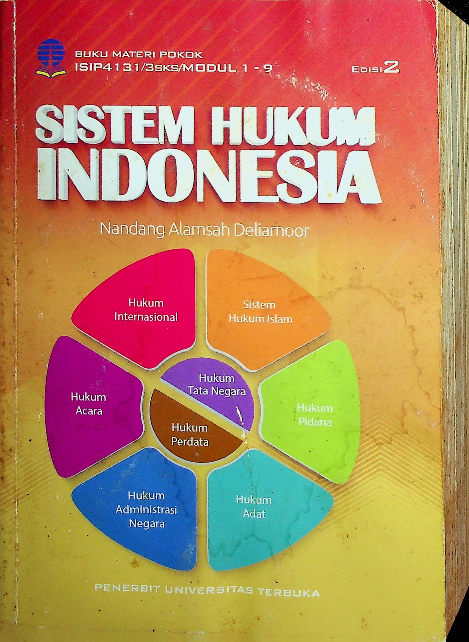 Cover Sistem Hukum Indonesia / Nandang Alamsah Deliarnoor (Penulis), Tisnawati Wahyuningsih (Penelaah Materi), Andy Sosiawan, Tisnawati Wahyuningsih (Penyunting)
