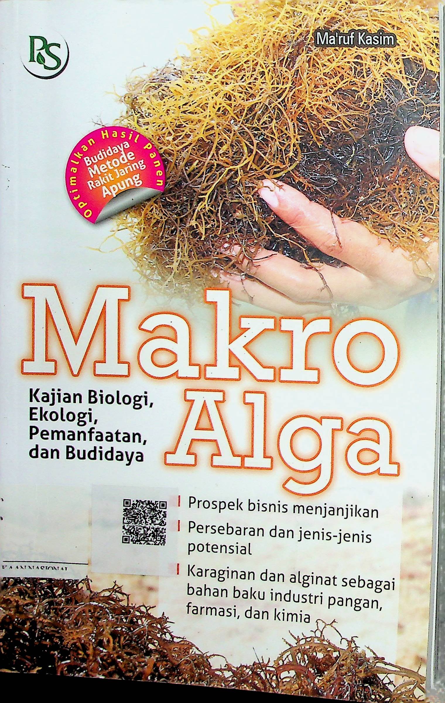 Cover Makro Alga / Ma'ruf Kasim (Penyusun); Febrianti Ai Nurrohmah (Editor)