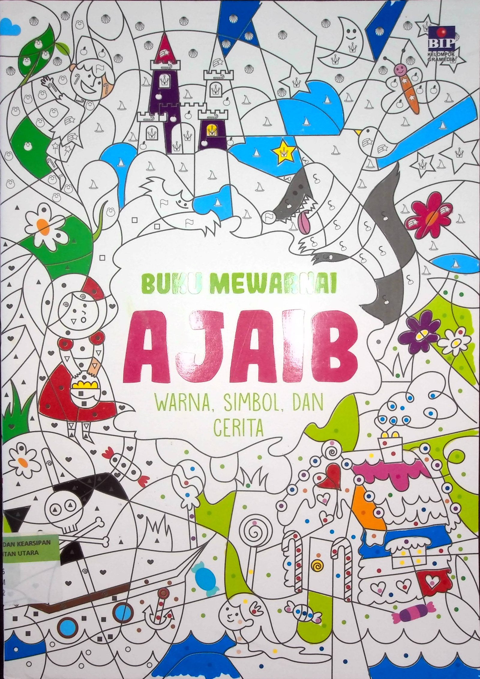 Cover Buku Mewarnai Ajaib Warna, Simbol, Dan Cerita