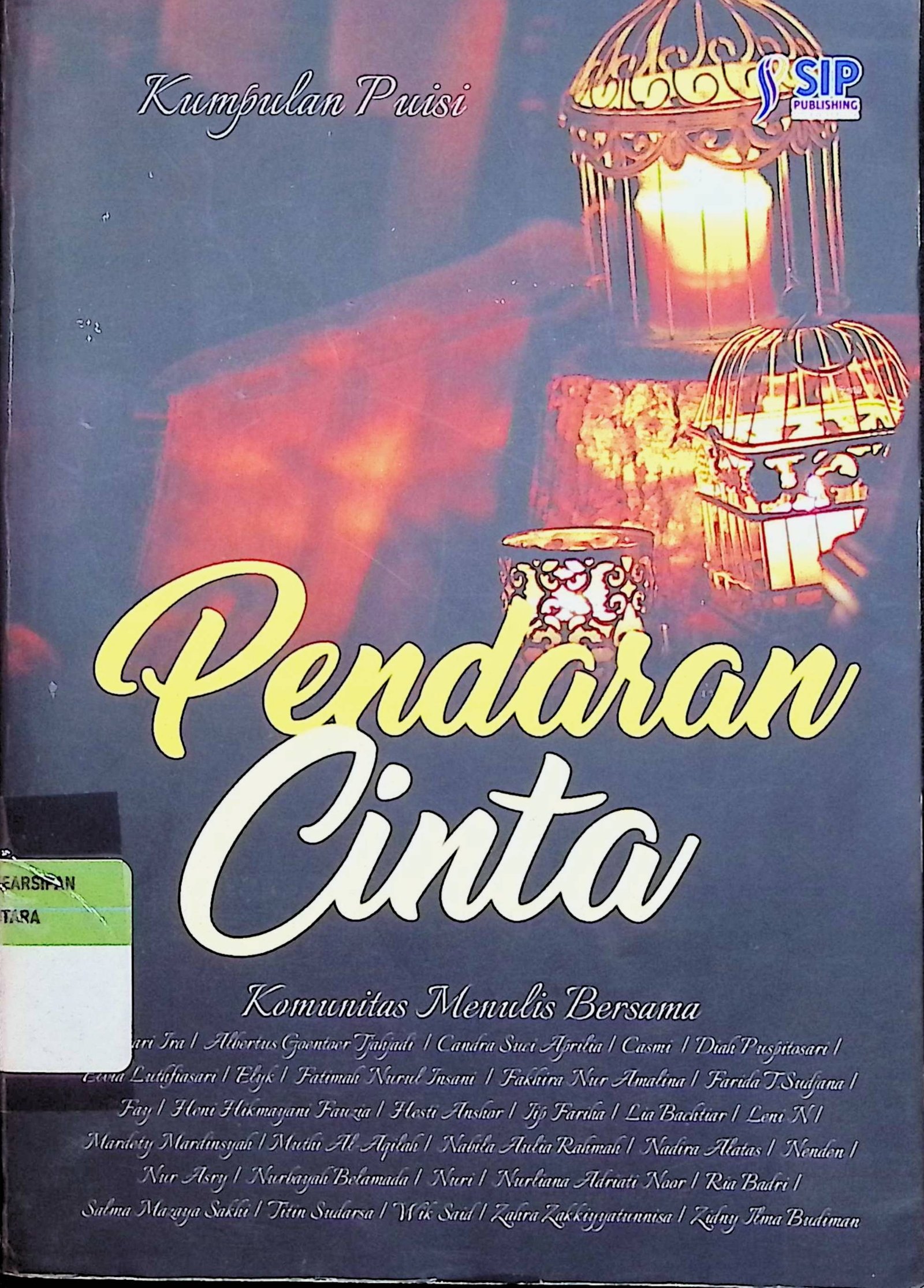 Cover Pendaran Cinta :  Kumpulan Puisi / Komunitas Menulis Bersama (Penulis); Hera Budiman (Editor)