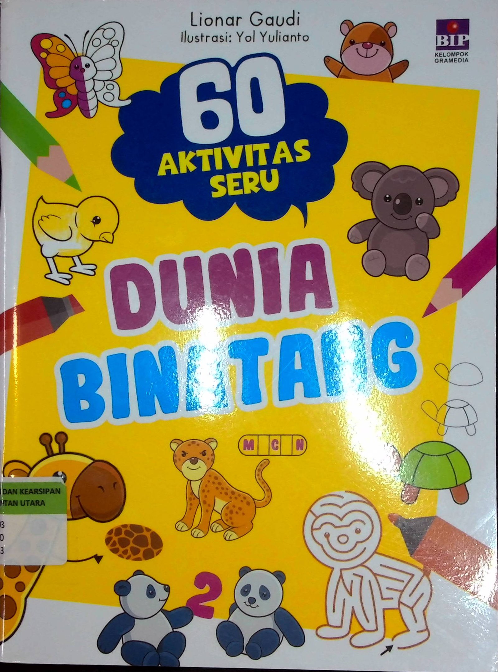 Cover 60 Aktivitas Seru Dunia Binatang