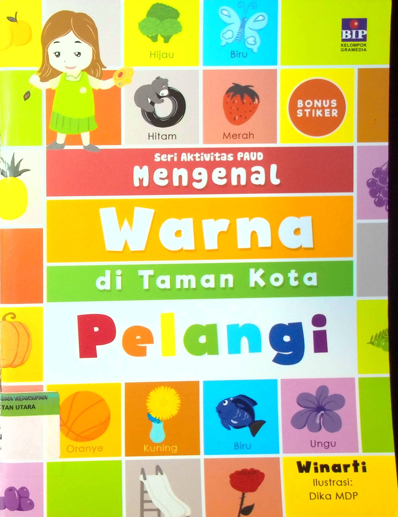 Cover Mengenal Warna di Taman Kota Pelangi :  Seri Aktivitas PAUD