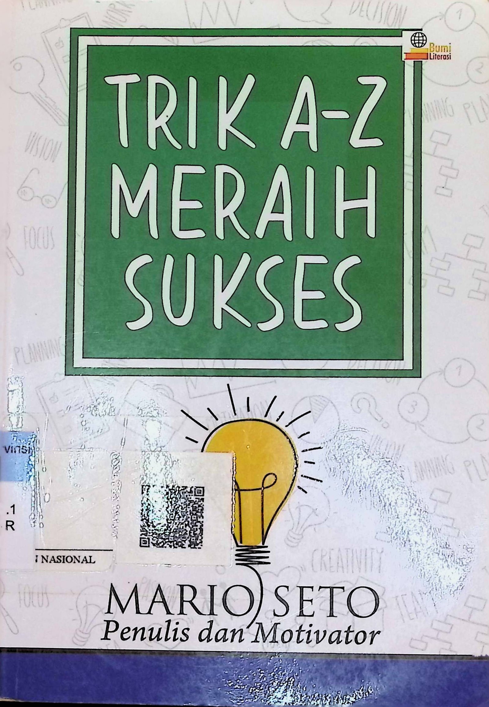 Cover Trik A-Z Meraih Sukses / Mario Seto (Penulis)