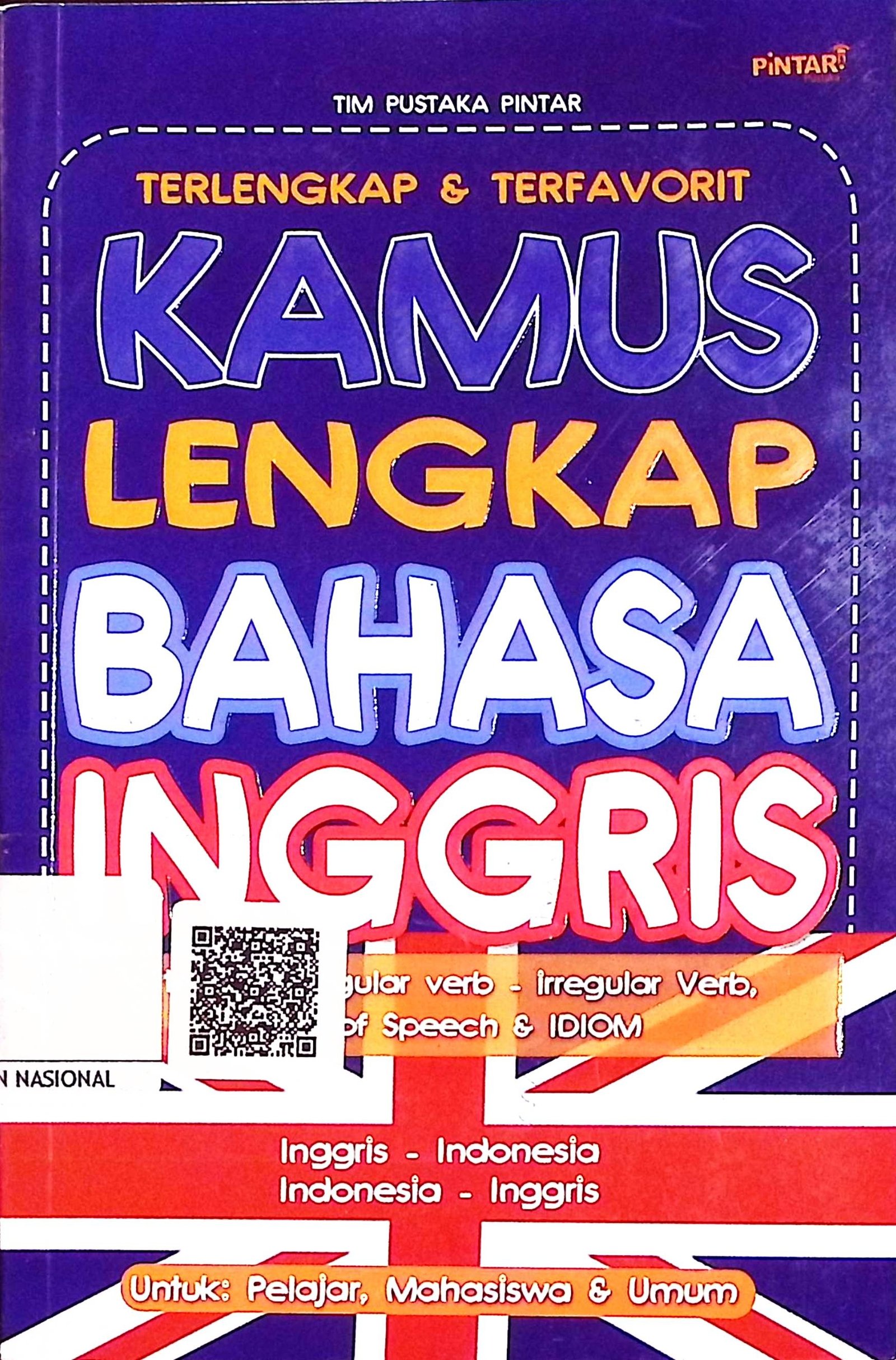 Cover Kamus Lengkap Bahasa Inggris / Tim Pustaka Pintar (Penulis)